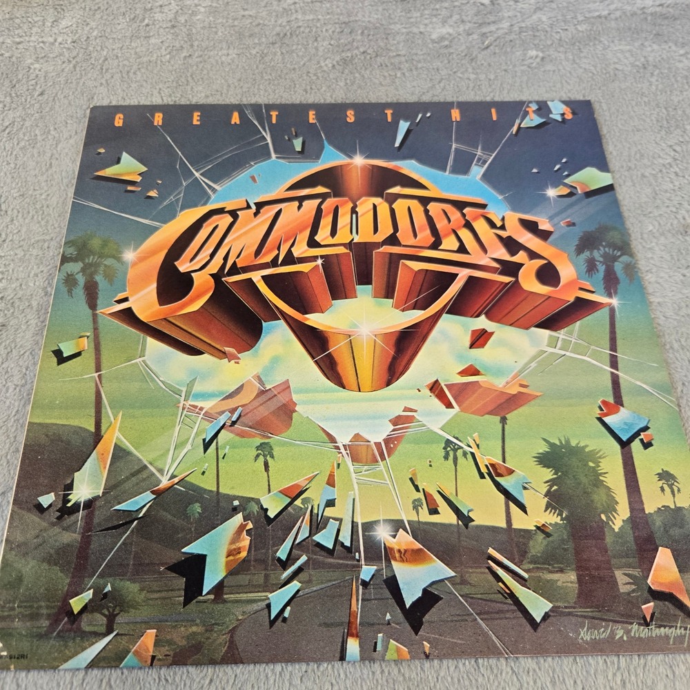 Commodores Greatest Hits Vinyl LP Motown M7-912R1 1978 Brick House Easy Tested